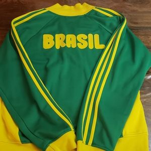 Adidas Jacket ( Brazil) logo front and back